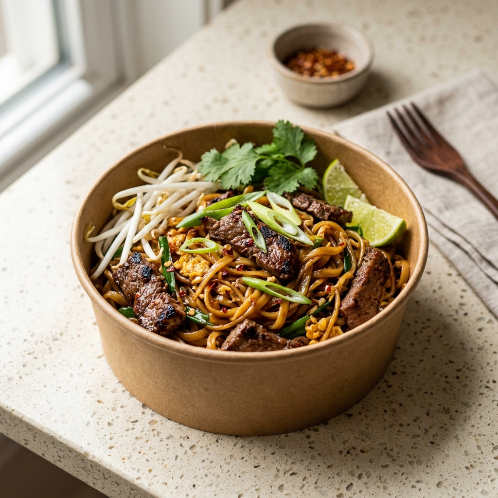 Beef Pad Thai